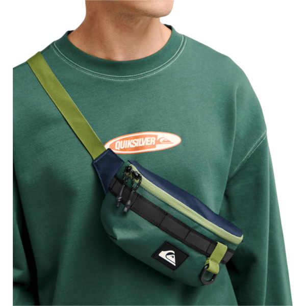 2026 Quiksilver Mens Packed Bumbag EQYBA03199 - Forest